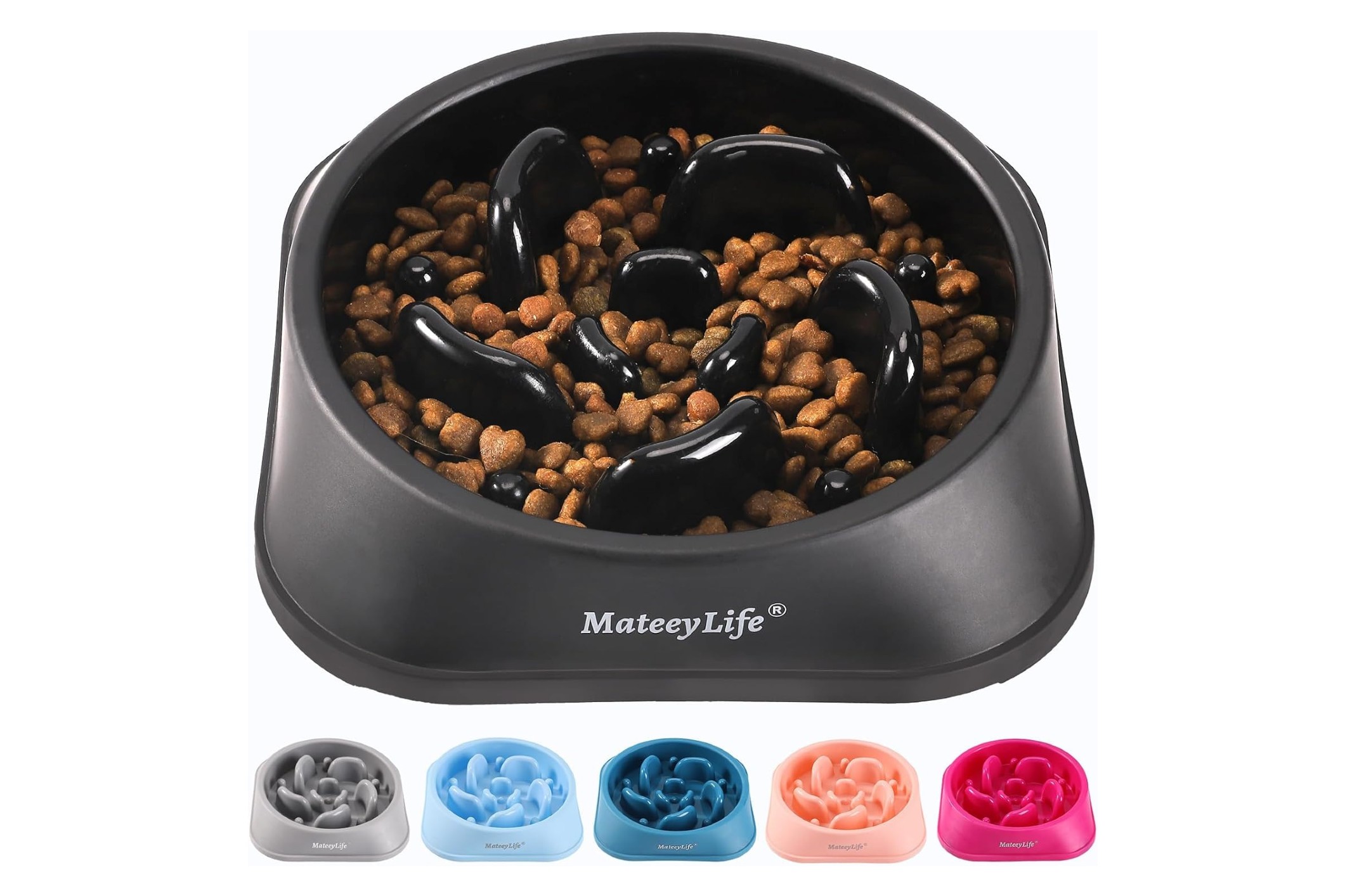 mateeylife dog slow feeder bowl